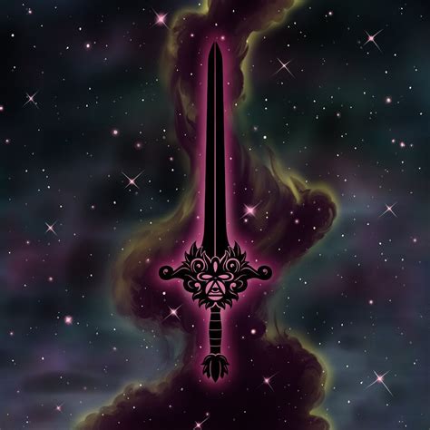 In the face of evil magic sword